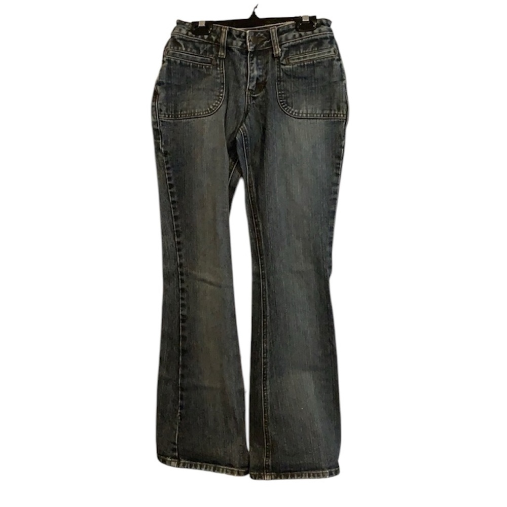 Mudd jeans flare wide leg size 0 junior women’s denim blue